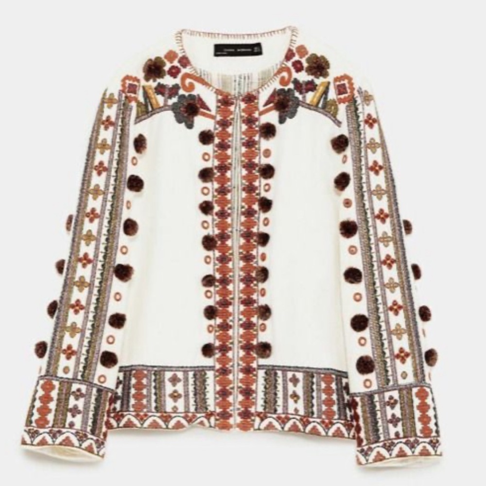 Boho jacket by Zara size Medium